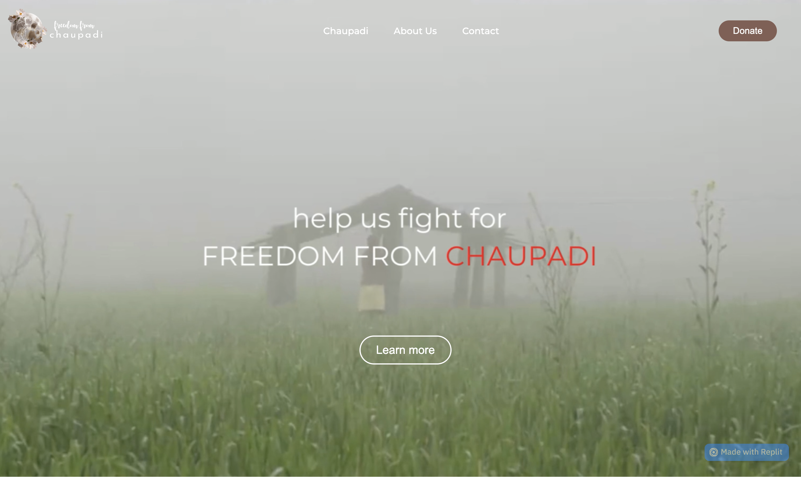 chaupadi website screenshot